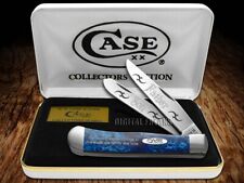 Case xx Father & Son Trapper Knife Blue Silk Corelon Stainless Knives 1/500 ###2 picture
