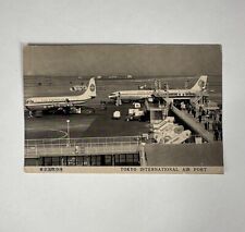 Japan Postcard Pan American Airplanes Tokyo International Airport Vintage picture