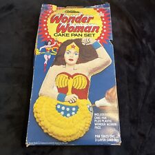 Wilton Wonder Woman Cake Pan 1978 # 502-7679 With Face plate Vintage DC Comics picture