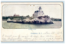 1903 Pomham Light, Providence Rhode Island RI Posted Antique PMC Postcard picture
