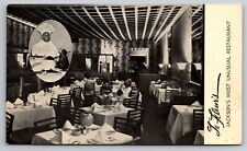 LeFleur's Restaurant Jackson Mississippi MS Interior 1951 Postcard picture