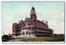 1909 St. Paul Sanitarium Building Dirt Road Dallas Poth Texas TX Posted Postcard picture
