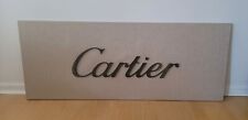 ORIGINAL CARTIER DEALER'S WALL PLATE BRASS DISPLAY PRE-OWNED picture