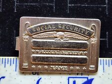 Vintage Anson Money Clip Social Security Identification Name Account Number picture