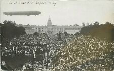 Postcard 1907 German Airship Kings Palace Gardens 23-2183 picture