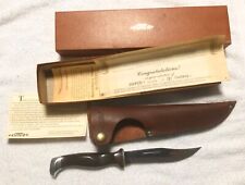 UNUSED Vintage CUTCO 1988 D-D serrated blade 1769 HUNTING KNIFE & SHEATH / BOX picture