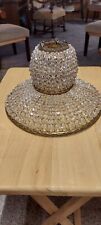 Antique Vintage Crystal Beaded Dome picture