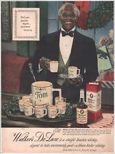 1950 Walker's Deluxe Bourbon Whiskey Vintage Original Magazine Print Ad picture