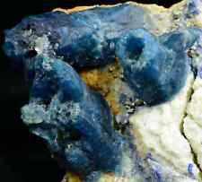 141 Gram Phenomenal Three Unique Afghanite Crystals In Unique Position On Matrix picture