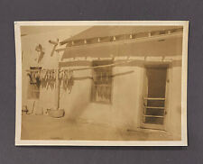 Old Antique Vtg C 1920s Harmon Percy Marble Native American Indian Photo Trading picture