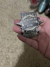 Vintage Adventurers Club Membership plastic pin Disney In Great Condition picture