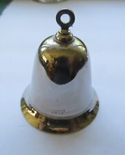VINTAGE 1977 Kirk Stieff Silver Plated Christmas Musical Bell Ornament JINGLE BE picture