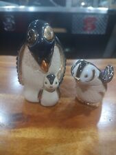 Rinconada DeRosa Two Penguins Mama And Baby And Child picture