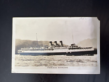 Vtg Postcard RPPC Princess Kathleen Ship Co Vancouver Postmarked 1942 picture