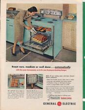 Magazine Ad - 1958 - General Electric Range - Mid Century Modern picture