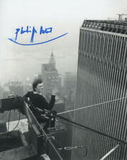 PHILIPPE PETIT SIGNED AUTOGRAPH 8X10 PHOTO - HIGH-WIRE WALKER, MAN ON WIRE STAR picture