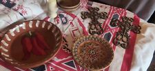Awesome New Mexico Tablecloth & Terra Cotta , Frankoma Pottery  picture