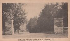 Entrance To Group Camp Lahixi R. D. 4 Somerset Pennsylvania Postcard picture
