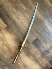 unsharpened katana for practice black bag and small stand included  picture