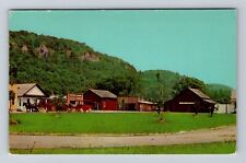Cassville WI-Wisconsin, Stonefield Village Nelson Dewey St Park Vintage Postcard picture