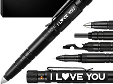 Tactical Pen Engraved I Love You for Dad Multitool Pen with LED Flashlight picture