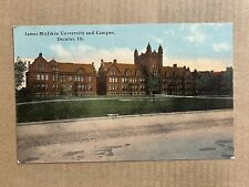Postcard Decatur IL Illinois James Millikin University Campus Vintage PC picture