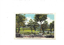 Vintage Postcard Scenic View On US 71 Indian Creek Valley Noel MO    Linen picture