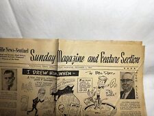 Knoxville News Sentinel Sunday morning December 1, 1963 Magazine Feature Section picture