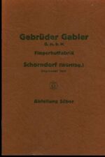 RARE ANTIQUE 1930 GABLER GERMAN FINGERHUT THIMBLES CATALOG SEWING TOOL & NOTIONS picture