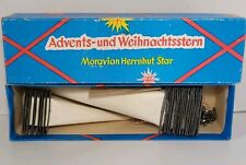 Vintage Moravian Herrnhut Paper Advent Star Christmas Made In Germany White picture
