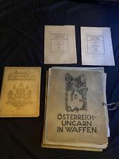 Antique Austro-Hungarian Army Photo Album and books Lot circa 1916 ww1 History  picture