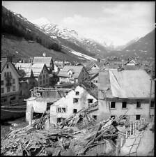 Avalanche in Andermatt damaged buildings 1951 Switzerland Old Photo picture