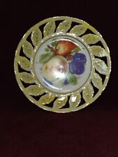 Vintage Royal Halsey 8-inch Plate w/ Reticulated Edges & Gold Trim - NICE picture