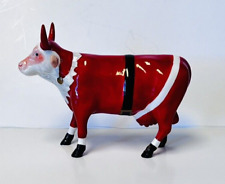 Cow Parade Santa Cow Westland Giftware #9208 2002 picture