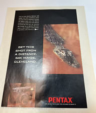 1996 Print Ad Pentax IQ Zoom 160 Crocodile Get This Shot from a Distance picture