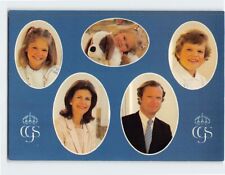 Postcard HM King Carl XVI Gustaf and HM Queen Silva picture
