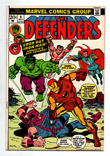 Defenders #9 - Iron Man vs Hawkeye - 1973 - (-VF) picture