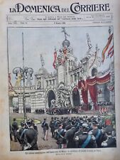 1906 INTERNATIONAL EXHIBITION MILAN ROTUNDA 5 ANTIQUE NEWSPAPERS picture