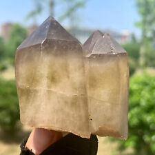 104G  Natural Himalayan Black Smoked Crystal Meditation Energy Crystal cluster picture