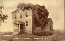 1908. YORKVILLE, NY. YORKVILLE SCHOOL HOUSE. POSTCARD. RC2 picture