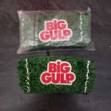 7 Eleven Big Gulp Cup Holder Ring Football Field Collectible Turf 7-11 Lot of 2 picture
