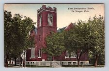 Fort Morgan CO-Colorado, First Presbyterian Church, Antique Vintage Postcard picture