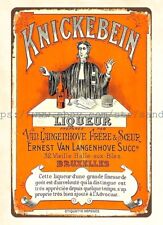 great wall decor Knickebein Liqueur Bruxelles Alcohol metal tin sign picture