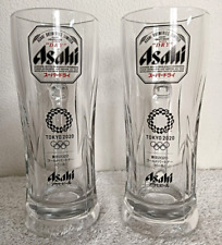 Asahi Super Dry Beer Mug Cup 2020 Tokyo Olympic 0.55L Set of 2 from Japan picture