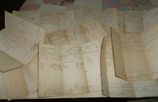 10 St Joseph Missouri Ephemera 1881 - 1898 Tax Receipt Documents Buchanan County picture