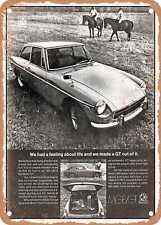 METAL SIGN - 1971 MG MGB GT Vintage Ad picture