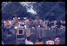 sl75 Original slide  1968 US Air Force Military band in park  158a picture