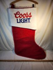 Vintage Large Coors/Coors Light Beer Christmas Stocking picture
