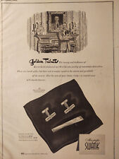 1947 Original Esquire Art Ad Advertisement Swank Jewelry for Men picture