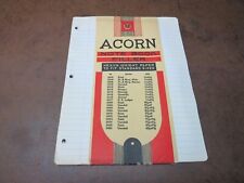Vintage Acorn Notebook Filler Paper Circa 1950's  picture
